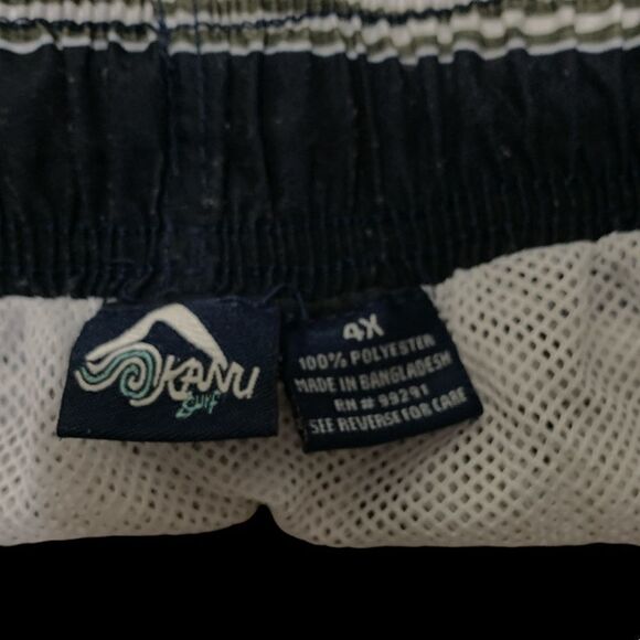 Nice MEN Kanu Surf Striped Board 4X Shorts - Picture 3 of 3